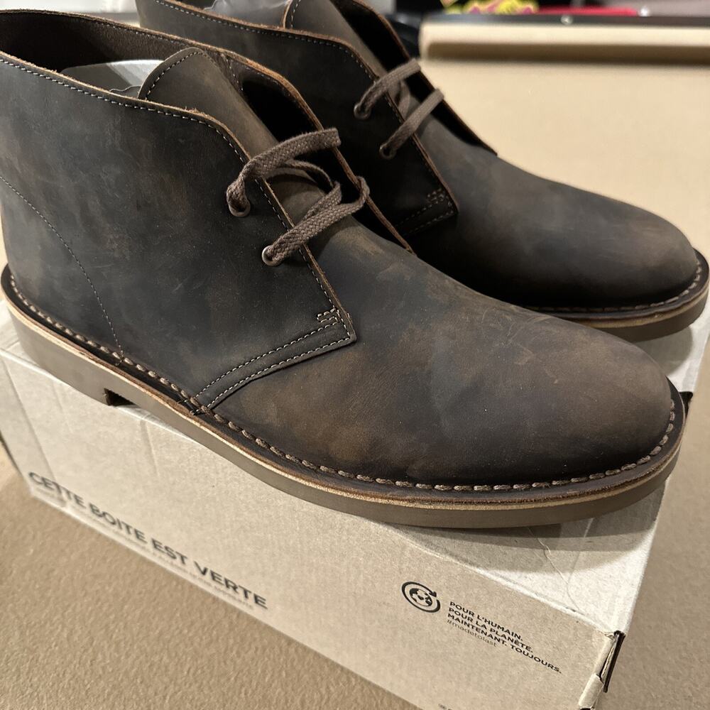 Clarks Men's Bushacre 2 Chukka Boot Beeswax 11.5 wide 82286